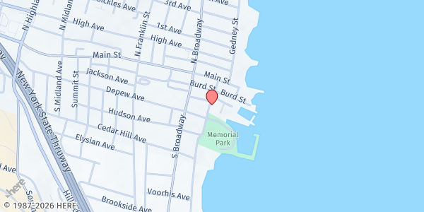 Map showing St. John Deliverance Food Pantry at 35 Piermont Ave., Nyack, NY