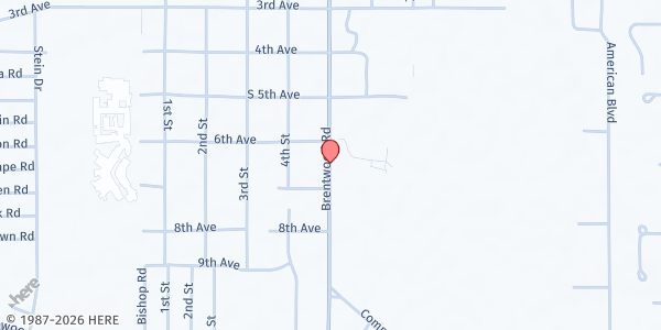 Map showing Thera Farms Farm Stand at 405 Locust Avenue, Oakdale, NY