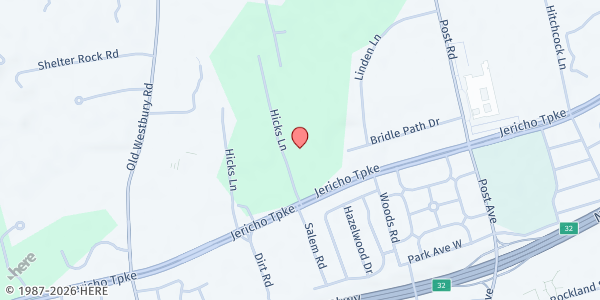 Map showing Feed My Sheep - Old Westbury at 211 Jericho Turnpike, Old Westbury, NY