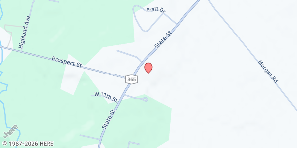 Map showing New Life Assembly of God FP at 4704 State Route 365, Oneida, NY