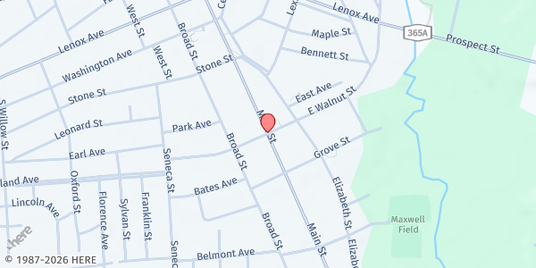 Map showing St Patrick's Food Pantry at 117 E. Walnut St., Oneida, NY