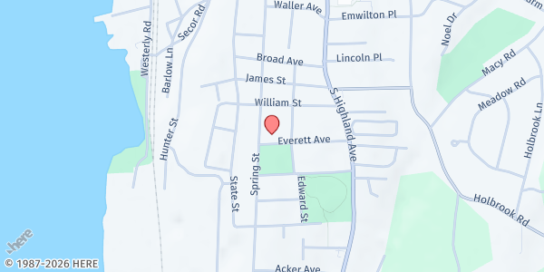 Map showing Park Early Childhood Center at 22 Edward Street, Ossining, NY