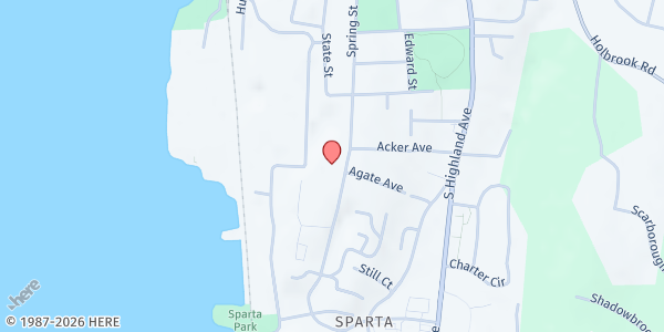 Map showing Star of Bethlehem Church at 304 SPRING STREET, OSSINING, NY