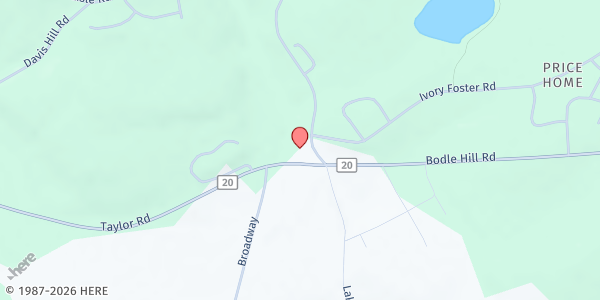 Map showing Living Water Baptist Church at 1405 Taylord Road, Owego, NY
