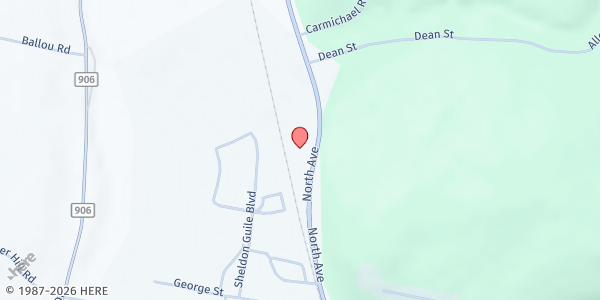 Map showing Open Door Mission- Pantry at 425 North Ave, Owego, NY