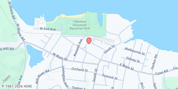 Map showing Hope for Long Island at 213 South St, Oyster Bay, NY