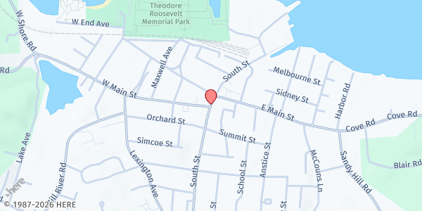 Map showing NSCC Hope for L.I. - Oyster Bay at 109 South St., Oyster Bay, NY