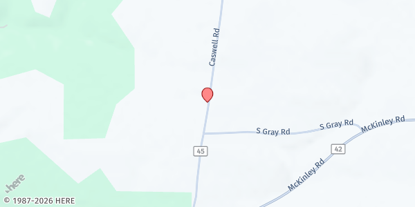 Map showing Tylutki Family Farms Farm Stand at 197 Caswell Rd, Palatine Bridge, NY
