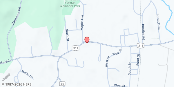 Map showing Patterson Presbyterian FP at 1059 Route 311, Patterson, NY