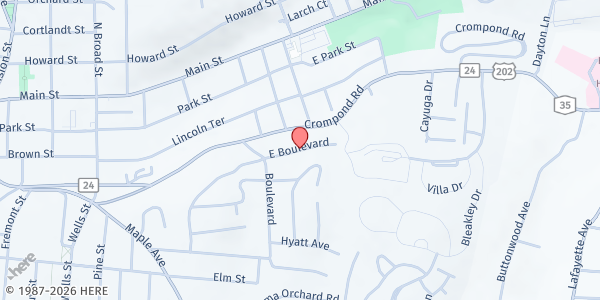 Map showing CoGoP Project Hope - FP at 19 The Boulevard, Peekskill, NY