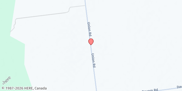 Map showing Northern Orchard Farm Stand at 470 Union Road, Peru, NY