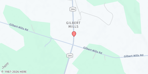 Map showing Godfrey's Last Stand Farm Stand at 1232 State Route 264, Phoenix, NY