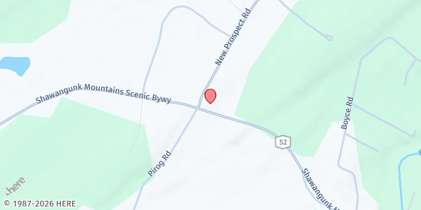 Map showing Pine Bush Ecumenical FP at 2964 Route 52, Pine Bush, NY