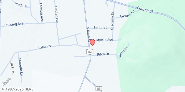Map showing Willow Roots, Inc. at 7730 S. Main St, Pine Plains, NY