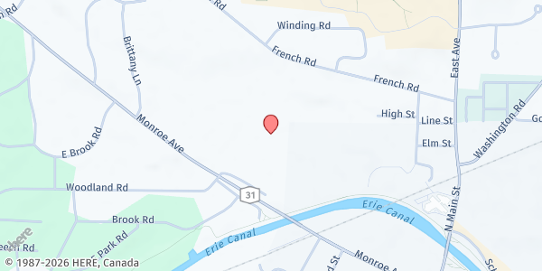 Map showing Pittsford Food Cupboard at 3800 Monroe Avenue, Pittsford, NY