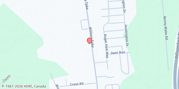 Map showing JCEO - Town of Plattsburgh at 1349 Military Turnpike, Plattsburgh, NY