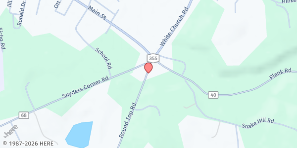 Map showing Poestenkill Evangelical Lutheran Church at 776 Route 351, Poestenkill, NY