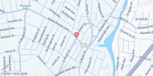 Map showing Church of the Holy Spirit - Fran Boylan Food Pantry at 1969 Crompond Road, Port Chester, NY