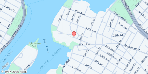 Map showing Astoria Houses Mobile Market at 7-1 Astoria Blvd, Queens, NY