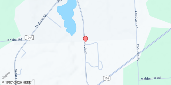 Map showing Red Creek Jr. Sr. High School PUP at 6624 South Street, Red Creek, NY