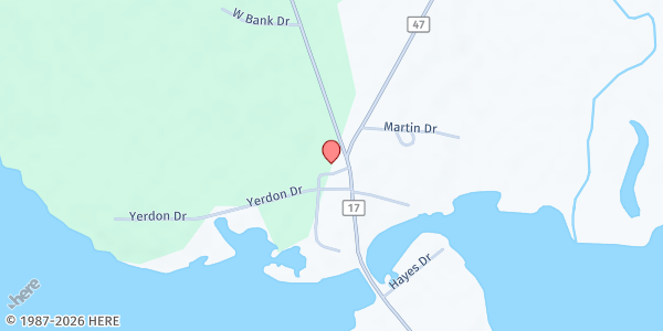 Map showing Redfield Community Food Pantry at 8 Schoolhouse Rd, Redfield, NY