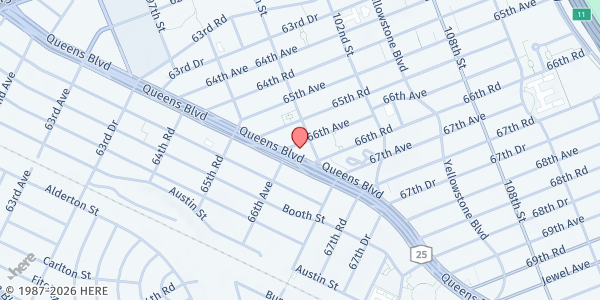 Map showing Educational Center for Russian Jewry, Ohr Natan - Main Location at 98-81 Queens Blvd, Rego Park, NY