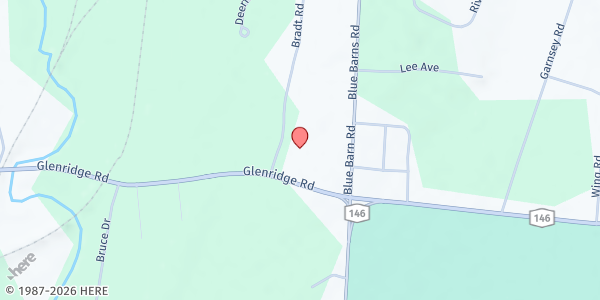 Map showing Faith Baptist Church Pantry at 11 Glenridge Road, Rexford, NY