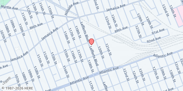 Map showing River Fund, Inc - Distribution Center at 89-11 LEFFERTS BLVD, RICHMOND HILL, NY