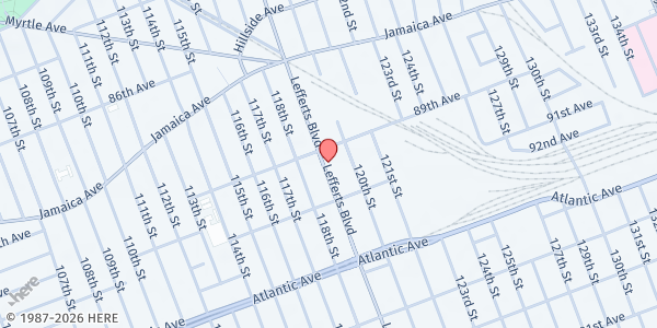 Map showing RIVER FUND - Richmond Hill at 89-11 LEFFERTS BLVD, RICHMOND HILL, NY