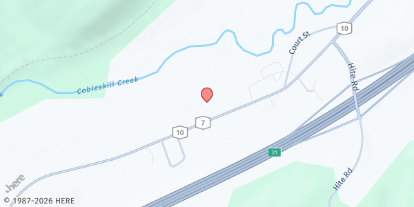 Map showing CATHOLIC CHARITIES OF SCHOHARIE COUNTY - Richmondville at 1455 State Route 7, Richmondville, NY