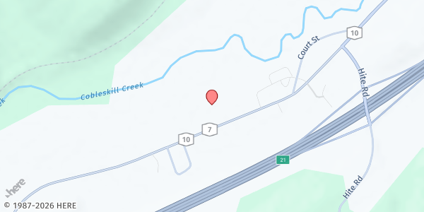 Map showing CATHOLIC CHARITIES OF SCHOHARIE COUNTY - Richmondville at 1455 State Route 7, Richmondville, NY