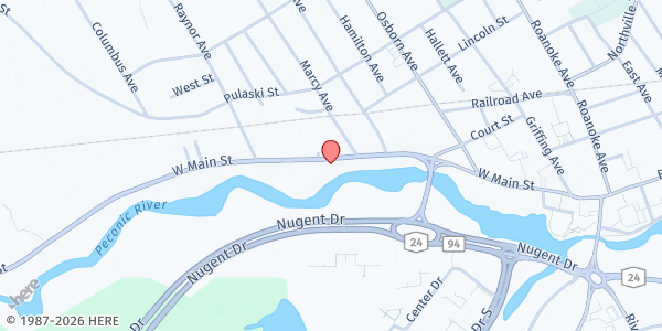 Map showing CHI, Inc/Riverhead at 629 W Main Street, Riverhead, NY