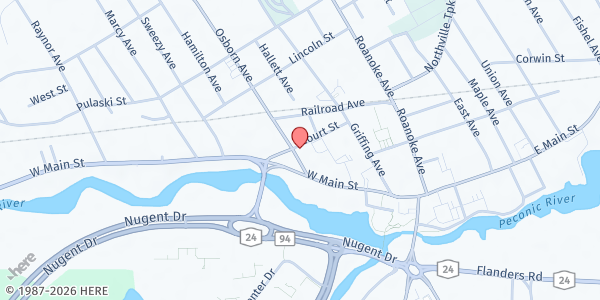 Map showing The Salvation Army/Riverhd FP at 130 Osborne Avenue, Riverhead, NY