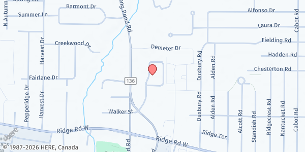Map showing Cornerstone Pointe Apartments at 3 GBC Parkway, Rochester, NY