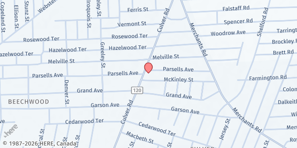 Map showing Covenant Table at 1124 Culver Road, Rochester, NY