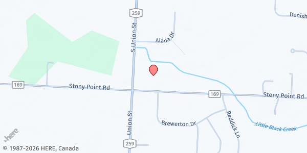 Map showing Grace Church of Nazarene at 2924 S. Union St., Rochester, NY