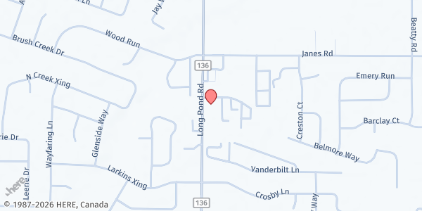 Map showing Mission Share Outreach Center at 10 Cedarfield Commons, Rochester, NY