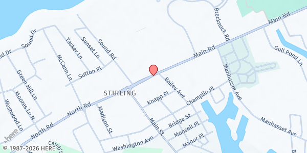 Map showing Friends Kitchen at 716 Route 25, Rocky Point, NY