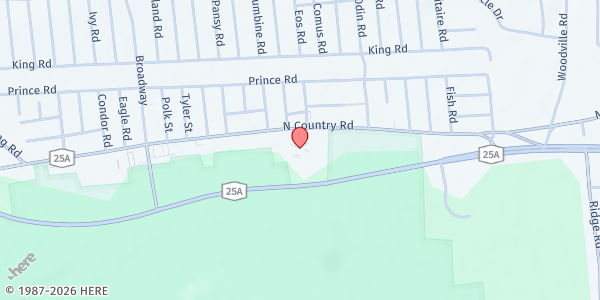 Map showing Friends Kitchen at 716 Route 25A, Rocky Point, NY
