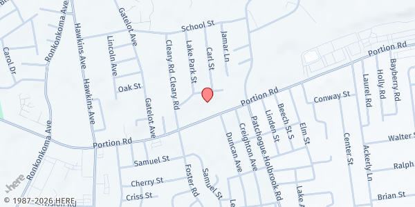 Map showing Pathways To Recovery at 14 Mannes Street, Ronkonkoma, NY