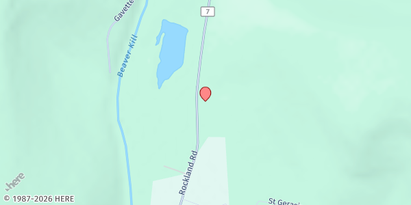 Map showing ROSCOE SHEPHARD'S FOOD PANTRY at 310 Rockland Road, Roscoe, NY