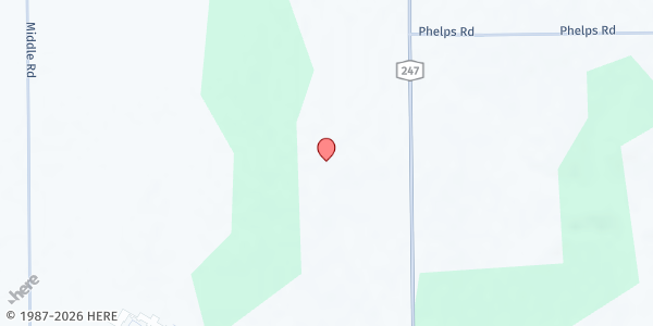 Map showing Marcus Whitman Central School District at 4100 Baldwin Road, Rushville, NY