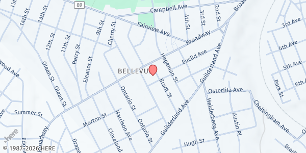 Map showing Immaculate Conception Church at Immaculate Conception Church, Schenectady, NY