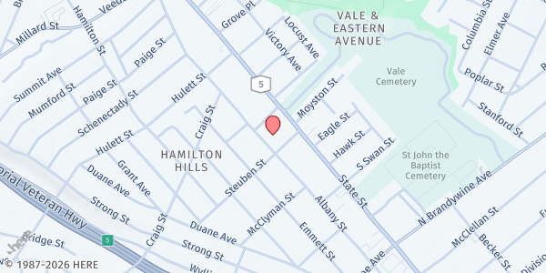 Map showing Schenectady Community Action Program - Albany Street Office at 913 Albany Street, Schenectady, NY