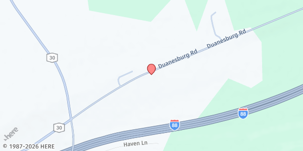Map showing Will-A-Way Farm Farm Stand at 14653 Duanesburg Road, Schoharie, NY