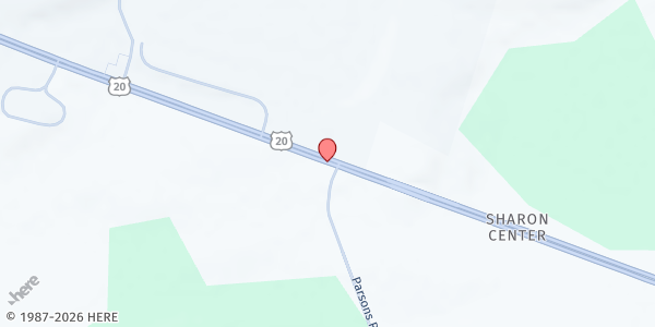Map showing Parsons Vegetable Farm Farm Stand at 756 US Highway 20, Sharon Springs, NY
