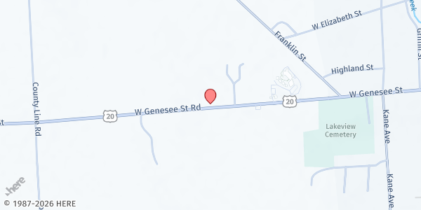 Map showing Skaneateles Ecumenical Food Pantry at 819 West Genesee Street Road, Skaneateles, NY