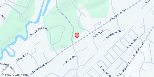 Map showing Ministerio Jesucristo Vive (JESUS CHRIST LIVES) at 433 Edgewood Avenue , Smithtown, NY