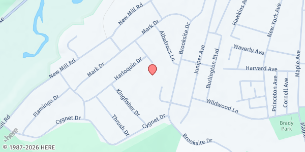 Map showing Smithtown Gospel Tabernacle at 1 Higbie Dr, Smithtown, NY