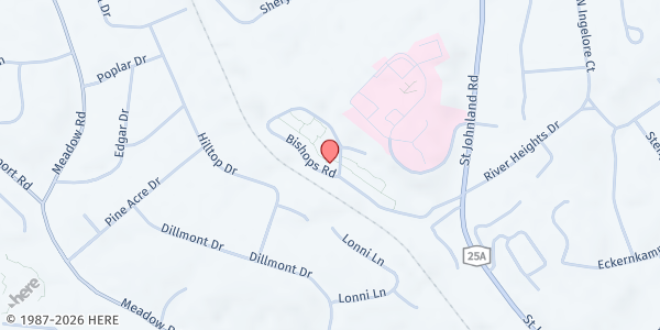 Map showing We All We Got, Inc. at 2000 Bishops Rd, Smithtown, NY